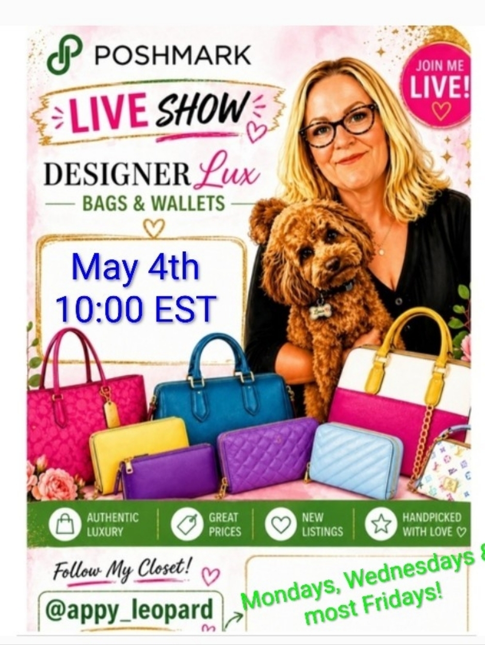 Jane's Live Show Flyer